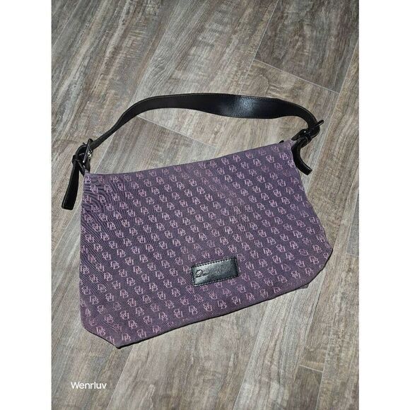 Dooney & Bourke Purple Satchel - Picture 1 of 7